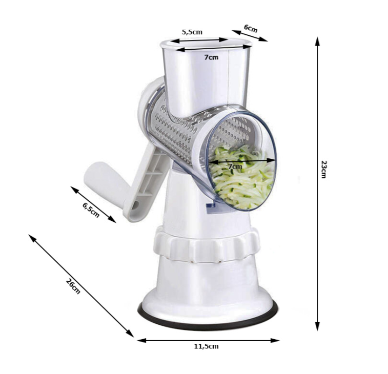 Daugiafunkcinė daržovių pjaustyklė 3in1
