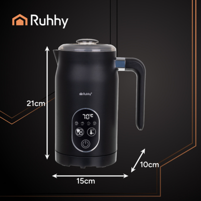 Elektrinis pieno putų plakiklis su LED ekranu