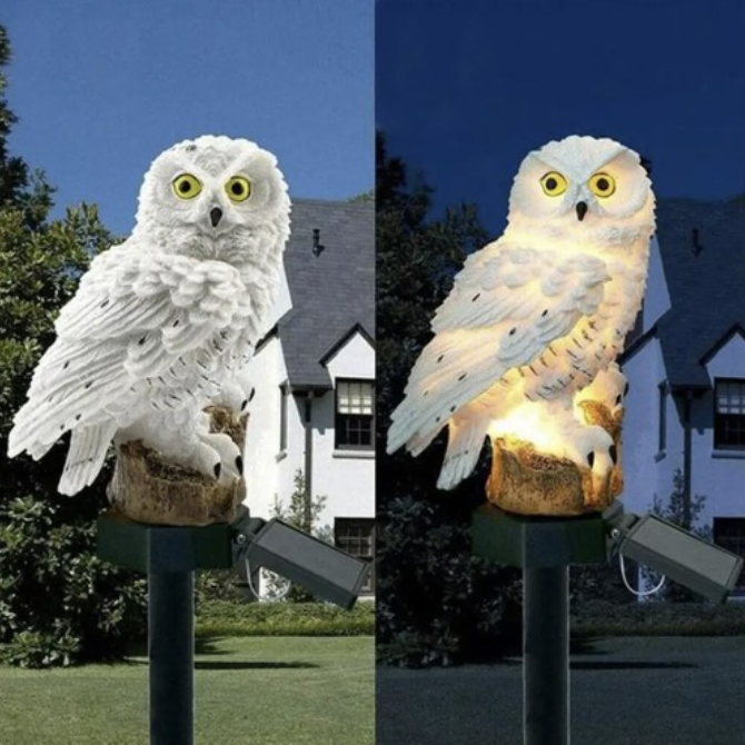 Saules enerģijas dārza lampa Owl