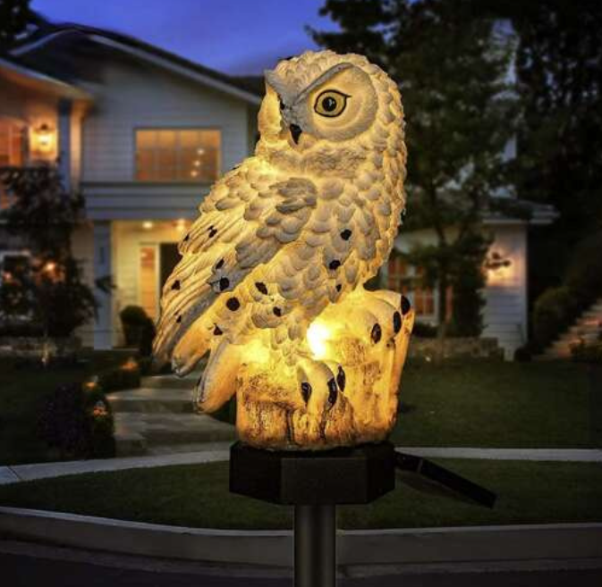 Saules enerģijas dārza lampa Owl