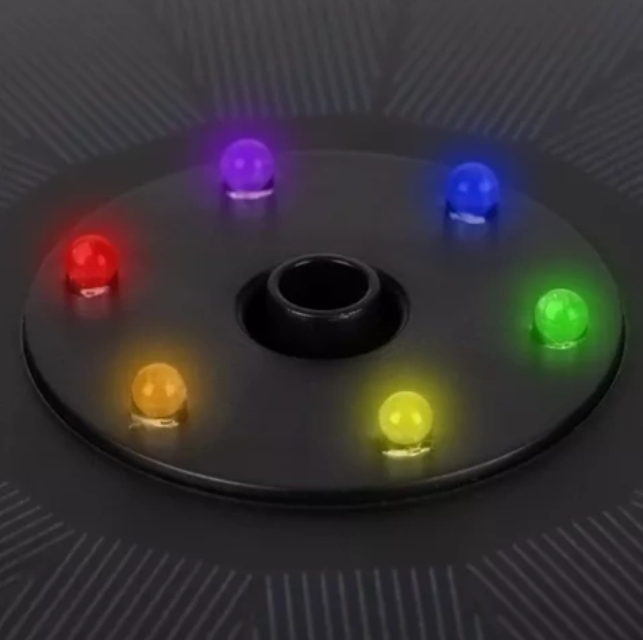 LED fontanas su saulės baterija