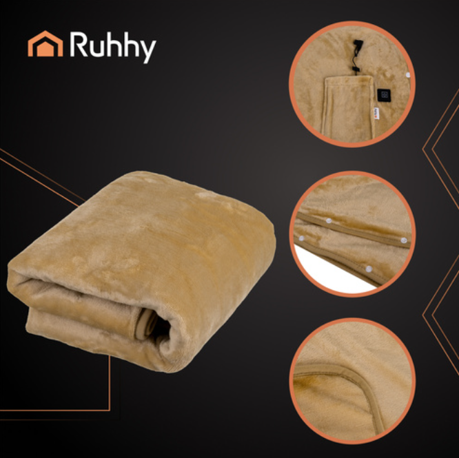 Elektrinė šildanti antklodė, 160x90 cm