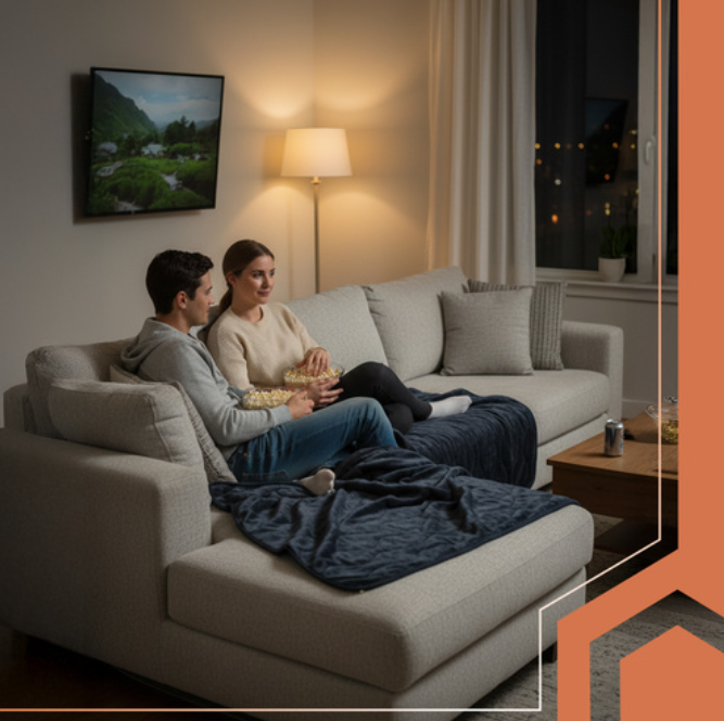 Elektrinė šildanti antklodė, juoda