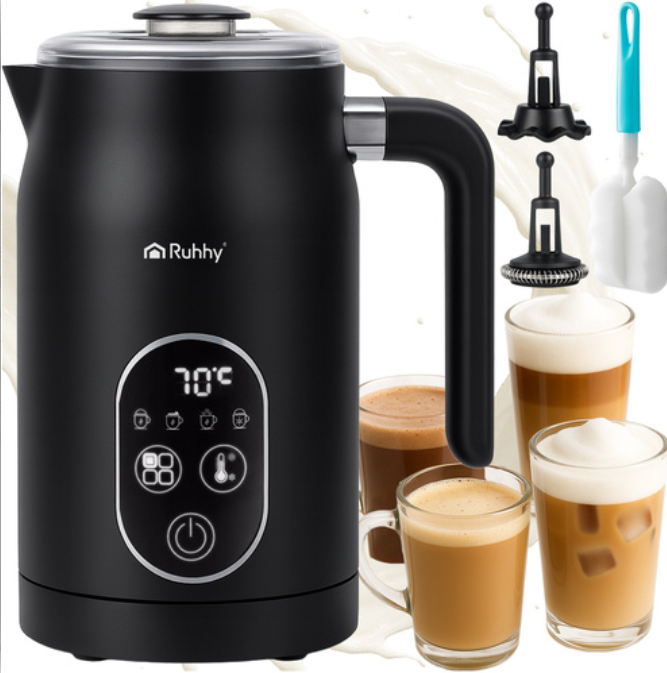 Elektrinis pieno putų plakiklis su LED ekranu