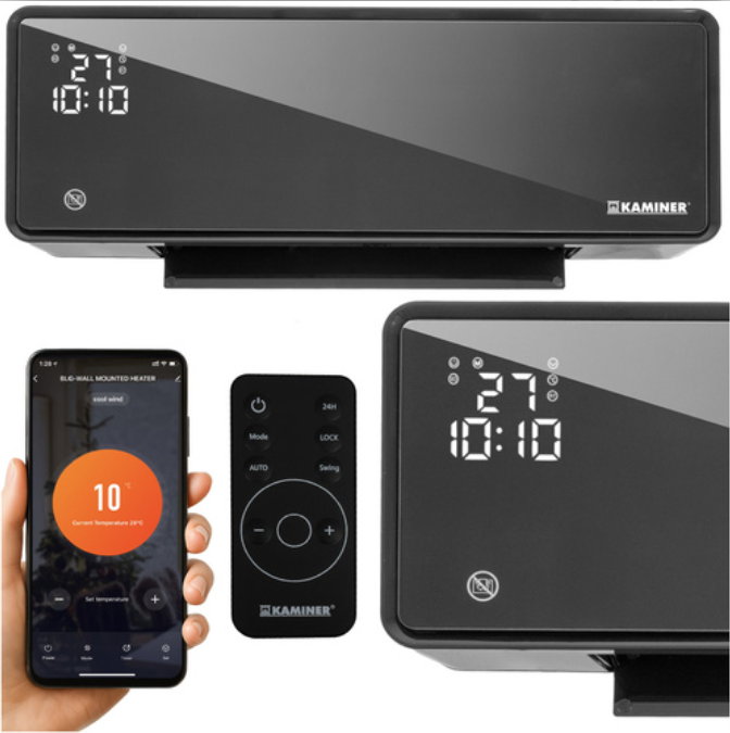 Viedais elektriskais sienas sildītājs