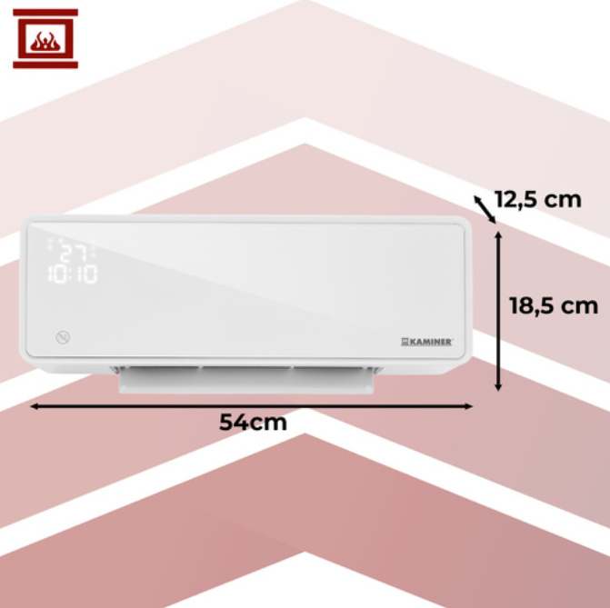 Viedais elektriskais sienas sildītājs