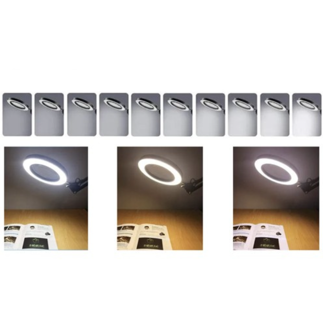 LED lampa ar palielināmo stiklu