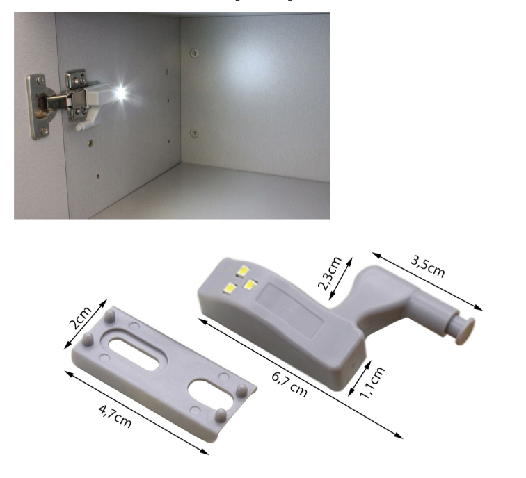 LED apgaismojums skapjiem