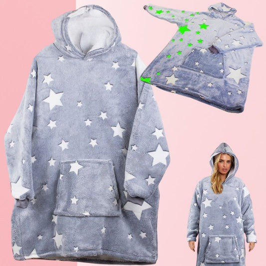 Pledas - Džemperis Glow Stars Grey