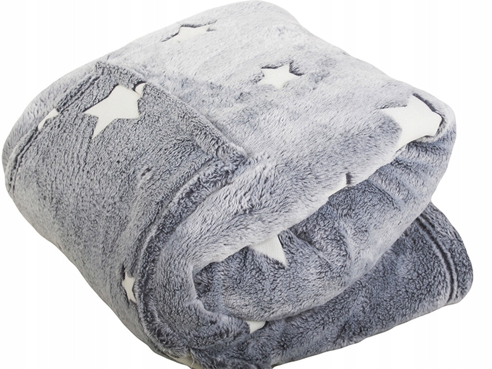 Rūtains džemperis ar mirdzošām zvaigznēm pelēkā krāsā 