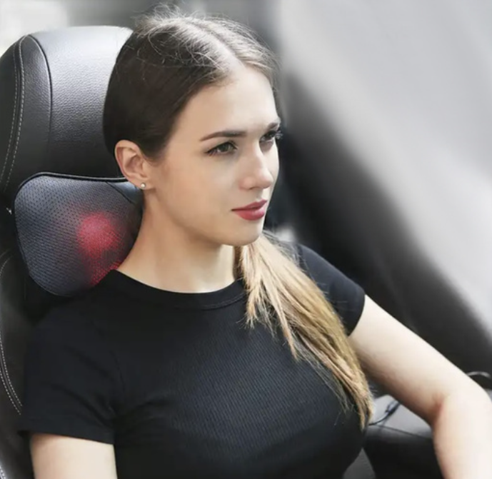 Shiatsu masažinė pagalvė kaklui ir nugarai